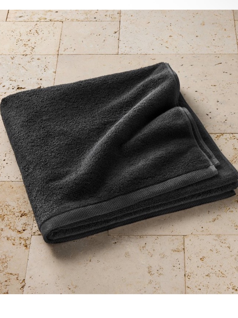 Casaluna Organic Bath Sheet •Black•